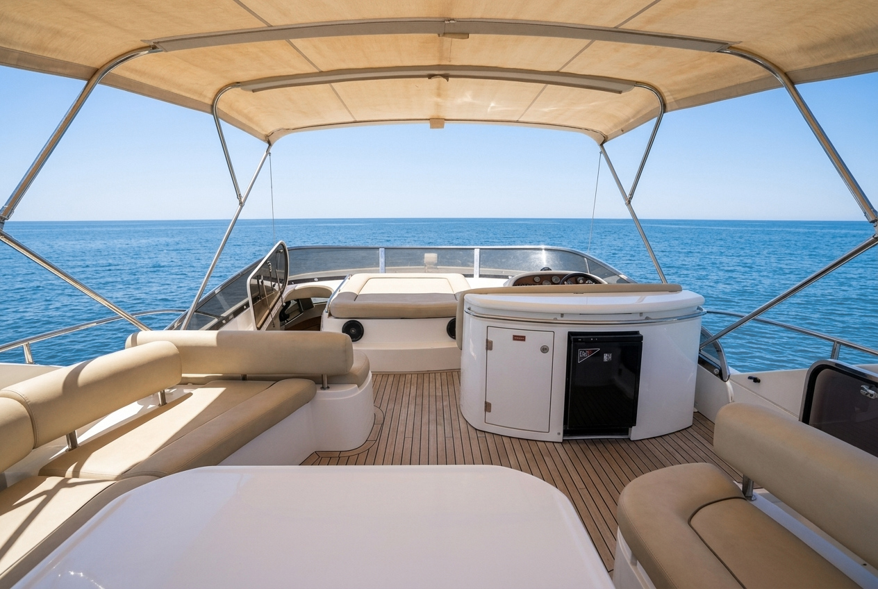 Flybridge deck — produced by Pulos