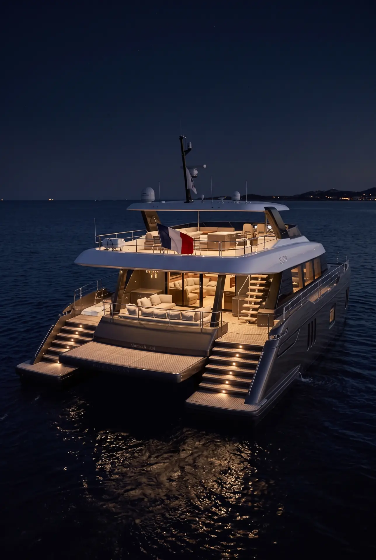 “Can you make one night picture where all the boat lights are on” — K.D. from France
